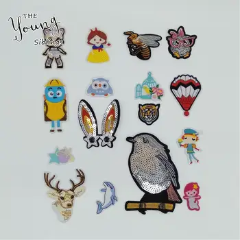 Fashion Cartoon DIY hot melt adhesive Badges Embroidery Applique Iron on patch Clothing Sewing Kids Decorate Patches Accessories
Fashion Cartoon DIY hot melt adhesive Badges Embroidery Applique Iron on patch Clothing Sewing Kids Decorate Patches Accessories
