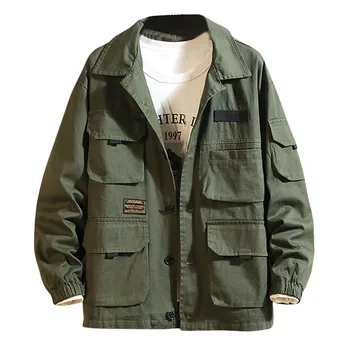 Winter Men Japanese Multi-Pocket Lapel Overcoat Plain Lapel Coat 5XL jaqueta masculino casaco masculino chaqueta hombre Jacket
Winter Men Japanese Multi-Pocket Lapel Overcoat Plain Lapel Coat 5XL jaqueta masculino casaco masculino chaqueta hombre Jacket