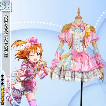Anime Love Live! Honoka Kousaka Fancy Idol Awakening Dress Outfit Cosplay Costume Halloween Clothing Outfit For Adult
Anime Love Live! Honoka Kousaka Fancy Idol Awakening Dress Outfit Cosplay Costume Halloween Clothing Outfit For Adult