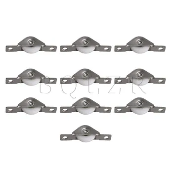10x BQLZR 25mm Dia Stainless Steel Plastic Mini Single Line Plate Pulley Sliding Door Roller Wheel for Closet Cabinet
10x BQLZR 25mm Dia Stainless Steel Plastic Mini Single Line Plate Pulley Sliding Door Roller Wheel for Closet Cabinet