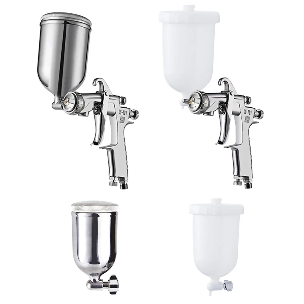 400CC Spray Gun Cup Print Manual Spray Gun Paint Cup Stainless Steel Pot / Plastic Pot 1/4-19 Inch Thread Connector Suit W101
400CC Spray Gun Cup Print Manual Spray Gun Paint Cup Stainless Steel Pot / Plastic Pot 1/4-19 Inch Thread Connector Suit W101