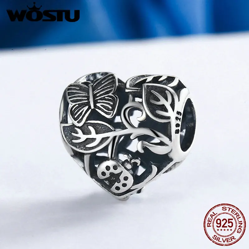 WOSTU Vintage 925 Sterling Silver The Garden After Rain Beads Fit Original WST Charm Bracelet DIY Jewelry Gift FIC155
WOSTU Vintage 925 Sterling Silver The Garden After Rain Beads Fit Original WST Charm Bracelet DIY Jewelry Gift FIC155