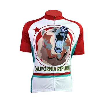 Alien SportsWear CALIFORNIA Pattern Men's Short Sleeve Bike Jersey Full Zipper Pro Cycling Jerseys Ciclismo Ropa Size XS TO 5XL
Alien SportsWear CALIFORNIA Pattern Men's Short Sleeve Bike Jersey Full Zipper Pro Cycling Jerseys Ciclismo Ropa Size XS TO 5XL