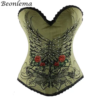 Beonlema Pink Simple Daily Corset Overbust Floral Printed Lingerie Waist Slimming Bodice Clothing Women Rows Hooks Pulling Korse
Beonlema Pink Simple Daily Corset Overbust Floral Printed Lingerie Waist Slimming Bodice Clothing Women Rows Hooks Pulling Korse