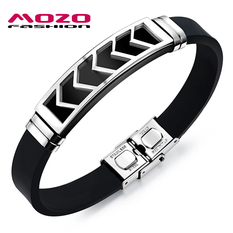 Hot 2016 Stainless Steel Silicone Rubber Wristband Male Bracelets Men Hand Strap Jewelry Accessories pulseira masculina MPH1092
Hot 2016 Stainless Steel Silicone Rubber Wristband Male Bracelets Men Hand Strap Jewelry Accessories pulseira masculina MPH1092