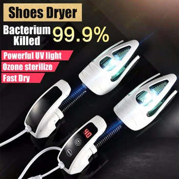 Electric Shoes Dryer Deodorant UV Shoes Sterilization device Quality Bake Shoe Dryer with Ozone LED Screen Timer Touch Switch
Electric Shoes Dryer Deodorant UV Shoes Sterilization device Quality Bake Shoe Dryer with Ozone LED Screen Timer Touch Switch