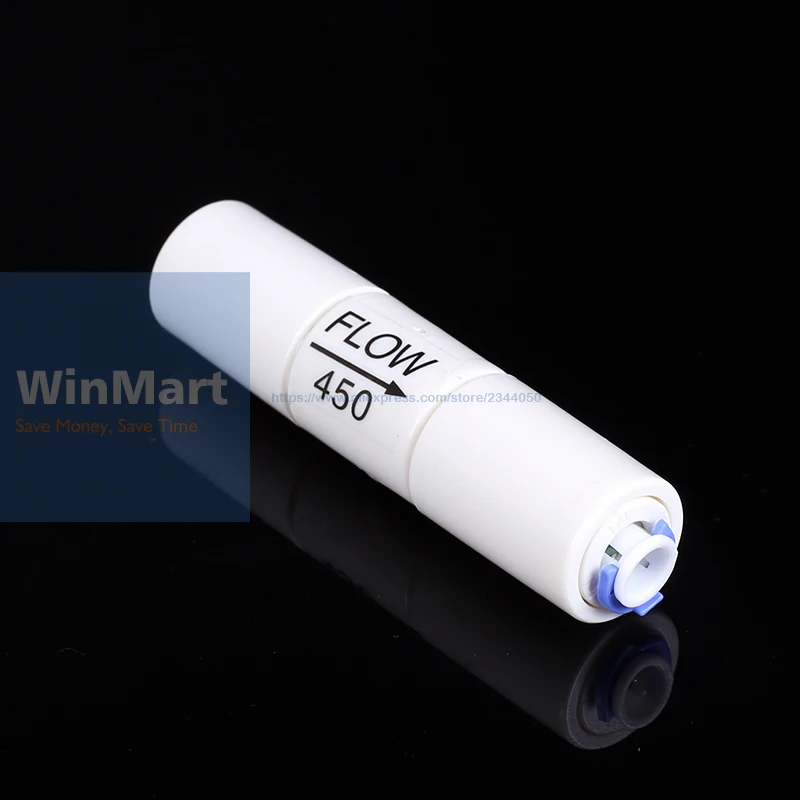 1PC 6.5 OD 450CC Reverse Osmosis Flow RO Restrictor Flow 450 ML about 1:3 With 1/4" Household Water Purifier
1PC 6.5 OD 450CC Reverse Osmosis Flow RO Restrictor Flow 450 ML about 1:3 With 1/4" Household Water Purifier