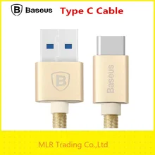 Brand Baseus 1M USB 3.1 Type-C Charge Mobile Phone Cable for Macbook Pro LETV for Nokia N1 Date Sync Transfer Cable