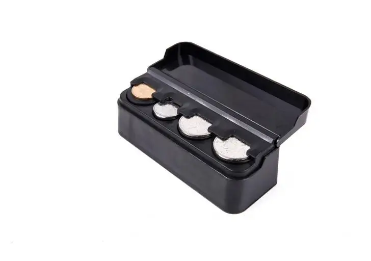 50pcs Black Plastics Car Coin Organizer Case Money Coin Holders Organizer Loose Change Money Storage Box Container lin5094
50pcs Black Plastics Car Coin Organizer Case Money Coin Holders Organizer Loose Change Money Storage Box Container lin5094