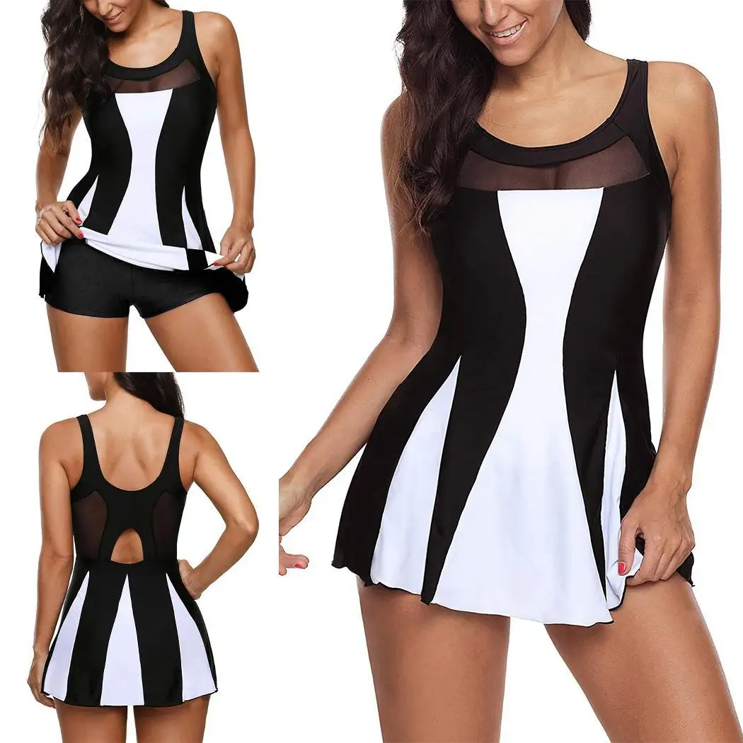 Women Sexy O-Neck Sleeveless Patchwork Two Summer Swimming Pool, Beach Piece Bikini Two-Piece Set Swimwear
Women Sexy O-Neck Sleeveless Patchwork Two Summer Swimming Pool, Beach Piece Bikini Two-Piece Set Swimwear