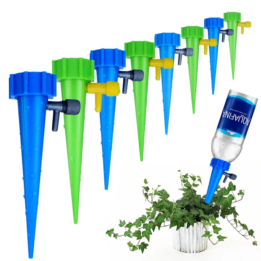 Practical 12Pcs Plant Watering Adjustable Stakes System Vacation Plant Waterer Self Automatic Watering Spikes Irrigation System
Practical 12Pcs Plant Watering Adjustable Stakes System Vacation Plant Waterer Self Automatic Watering Spikes Irrigation System