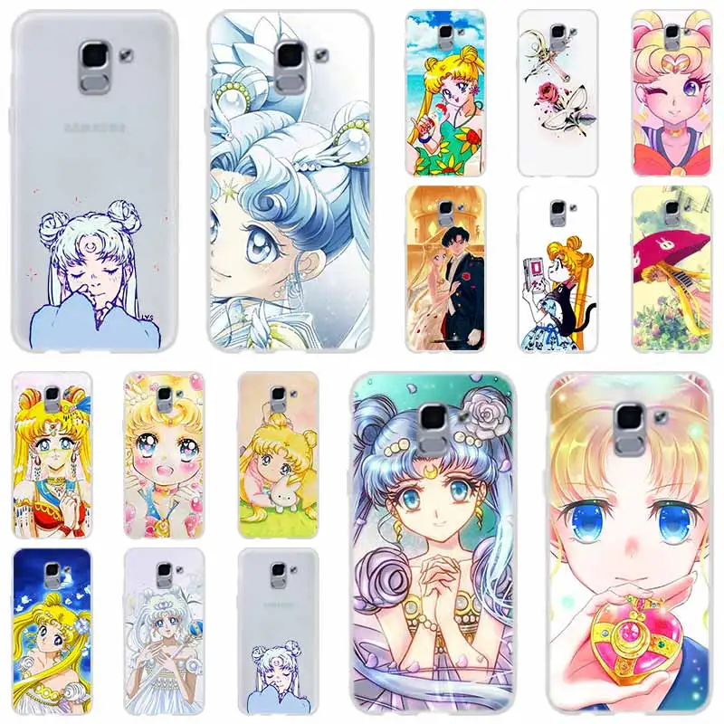Cute girl Sailor Moon Anime For Phone Case Samsung Galaxy j6 J8 J7 J5 J3 J4 Plus 2018 2017 2016 J610 Prime Soft Silicone Coque
Cute girl Sailor Moon Anime For Phone Case Samsung Galaxy j6 J8 J7 J5 J3 J4 Plus 2018 2017 2016 J610 Prime Soft Silicone Coque
