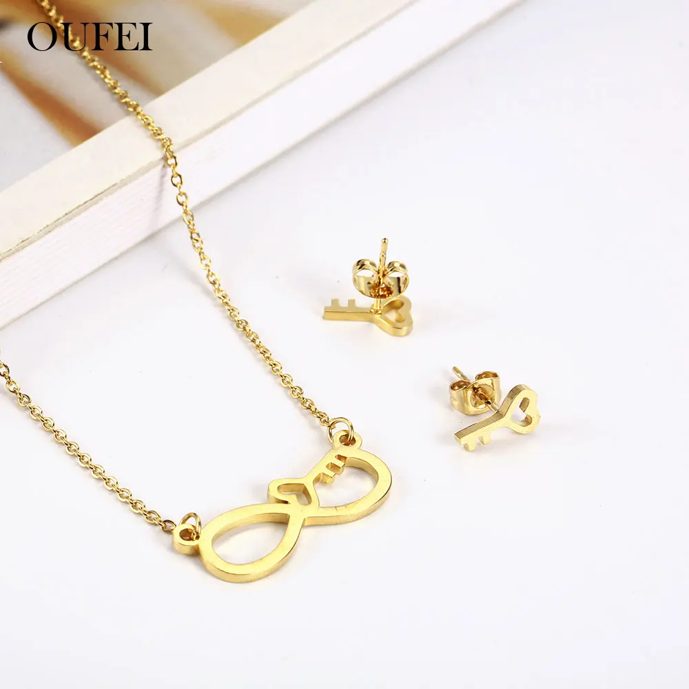 OUFEI Stainless Steel Jewelry Woman Vogue 2019 Geometric Endless Necklace And Earring Set Jewelry Accessories Bohemian
OUFEI Stainless Steel Jewelry Woman Vogue 2019 Geometric Endless Necklace And Earring Set Jewelry Accessories Bohemian