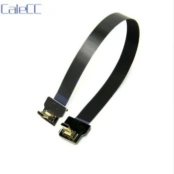 90 Degree Down Angled FPV Micro HDMI Male to Up Angled Micro HDMI FPC Flat Cable for Multicopter Aerial Photography
90 Degree Down Angled FPV Micro HDMI Male to Up Angled Micro HDMI FPC Flat Cable for Multicopter Aerial Photography