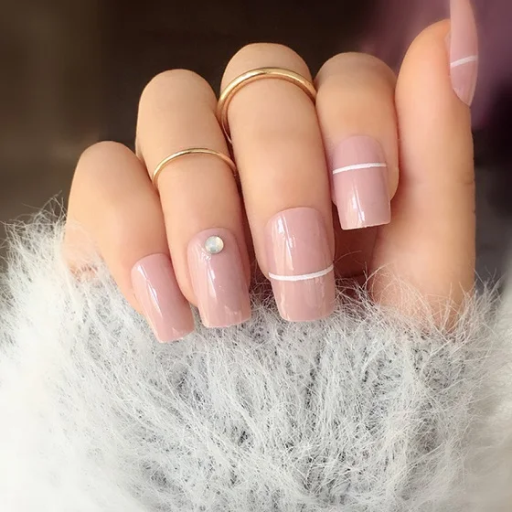 24pcs/set Cream nude pink pure color 3D fake nails Cute french false nails with Sided adhesive Middle-long full nail tips Bride
24pcs/set Cream nude pink pure color 3D fake nails Cute french false nails with Sided adhesive Middle-long full nail tips Bride