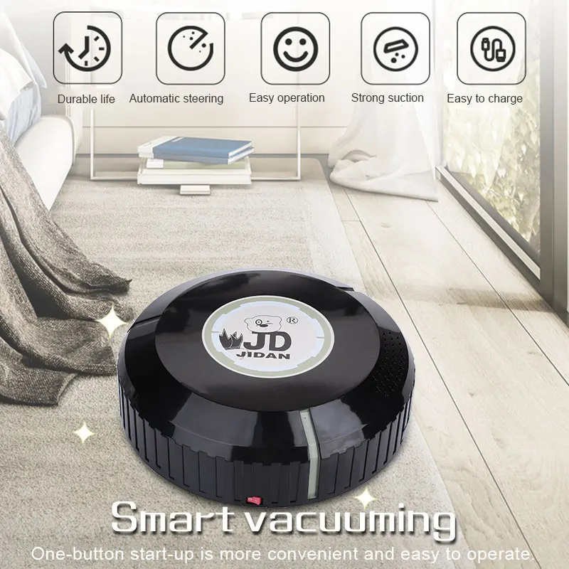

2019 Drop Shpping Rechargeable Auto Sweeping Robot Auto Cleaning Robot Convenient Mopping Smart Vacuum Cleaner
