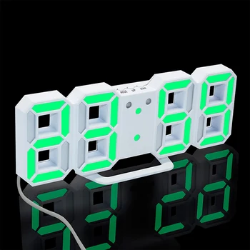 3D LED Digital Clock Snooze Desk Alarm Clock for Bedroom Table Wall Clocks 24/12 Hour Display Night 8 Colors Home Decor
3D LED Digital Clock Snooze Desk Alarm Clock for Bedroom Table Wall Clocks 24/12 Hour Display Night 8 Colors Home Decor