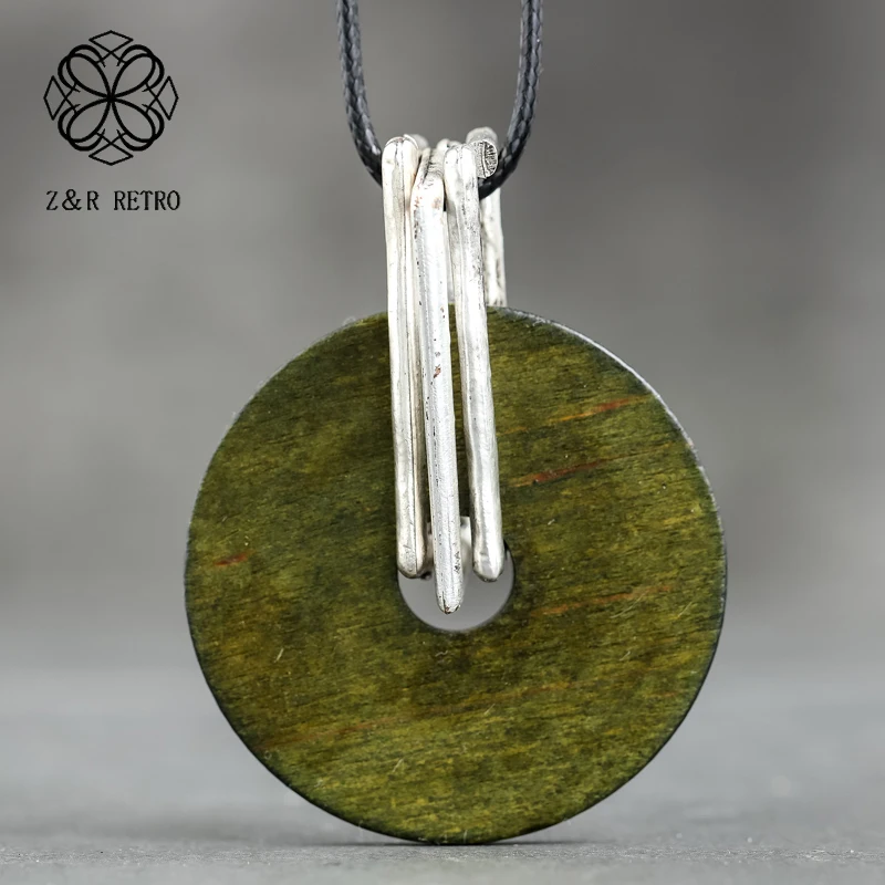 Necklace Wood Round Wooden Jewelry Zinc Alloy Simple Necklace Female Jewlery Accessories Vintage Pendant For Women 4.8*6.1cm
Necklace Wood Round Wooden Jewelry Zinc Alloy Simple Necklace Female Jewlery Accessories Vintage Pendant For Women 4.8*6.1cm