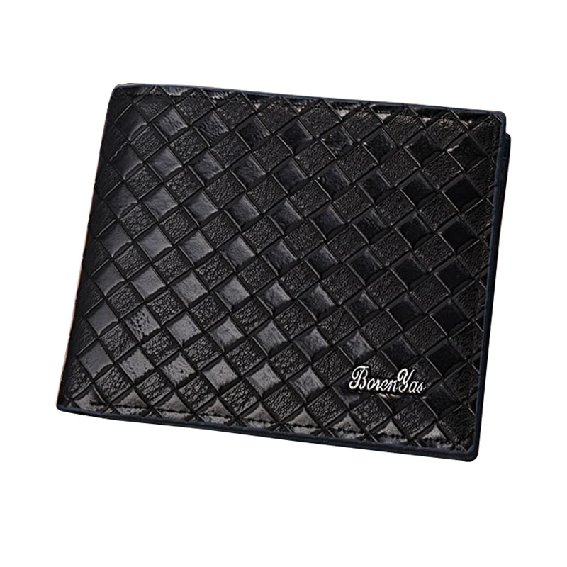Casual knitting pattern leather wallet for Men Money bag Male card holder Man Purse
Casual knitting pattern leather wallet for Men Money bag Male card holder Man Purse