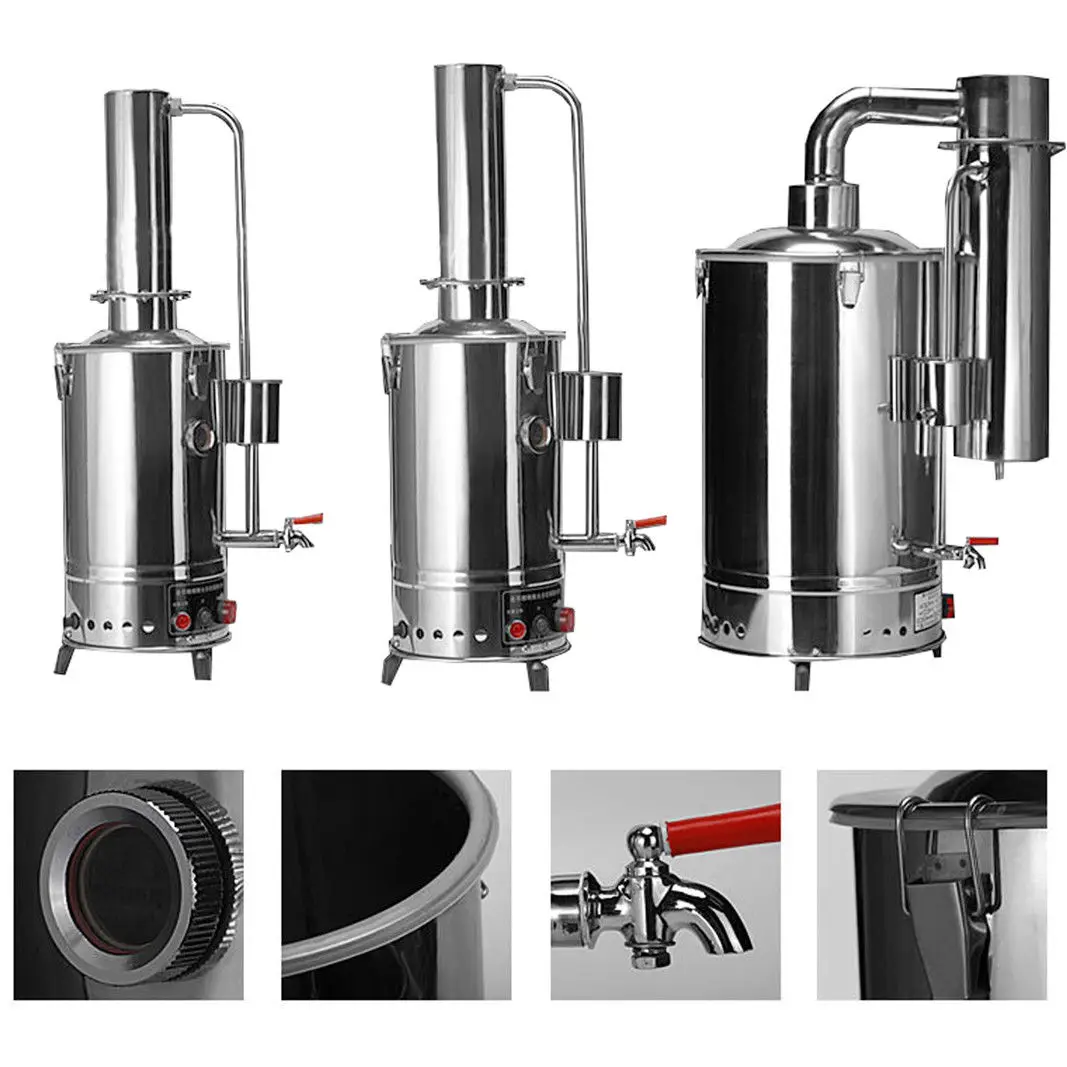 3L-20L Litres New Stainless Medical/Home/Lab Pure Water Distiller Filter Purifier Electric Brew Kits w/Water Control/Normal Type
3L-20L Litres New Stainless Medical/Home/Lab Pure Water Distiller Filter Purifier Electric Brew Kits w/Water Control/Normal Type