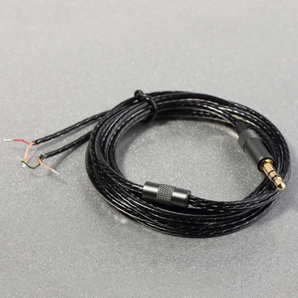 1 2 м DIY сменный аудио кабель для ремонта наушников гарнитура провод HIFI