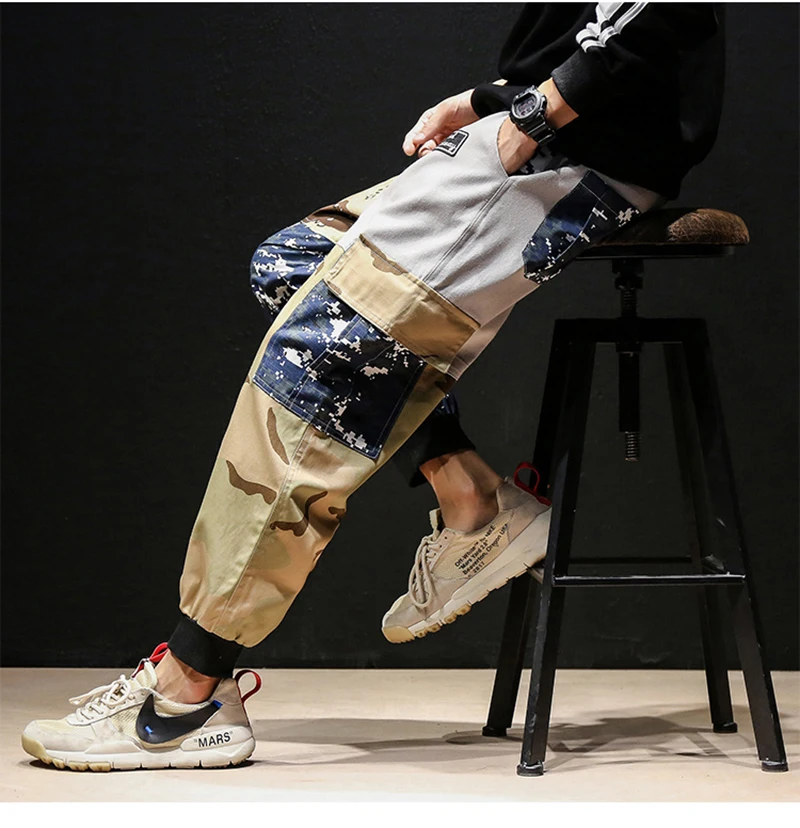 Camo Pants Man Hip Hop Ankle (8)