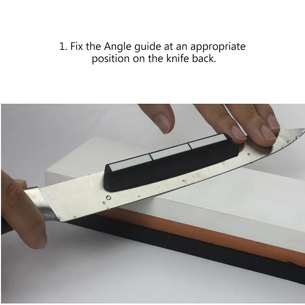 Knife Sharpener Angle Guide Whetstone for Sharpening Stone Durable Use Fix Angle Knife Blade
Knife Sharpener Angle Guide Whetstone for Sharpening Stone Durable Use Fix Angle Knife Blade