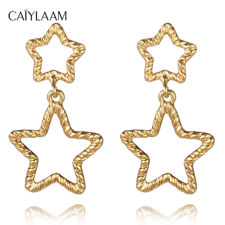 CAIYLAAM Korea Style Big Small Star Drop Earring For Women Creative Heart Round Shape Dangle Earring Girl Party Fashion Jewelry
CAIYLAAM Korea Style Big Small Star Drop Earring For Women Creative Heart Round Shape Dangle Earring Girl Party Fashion Jewelry