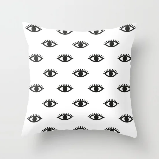 Black and White Eyes 33cmx33cm inch Soft Glossy Throw Pillow Case Pillowcase Cover (twin sides)
Black and White Eyes 33cmx33cm inch Soft Glossy Throw Pillow Case Pillowcase Cover (twin sides)