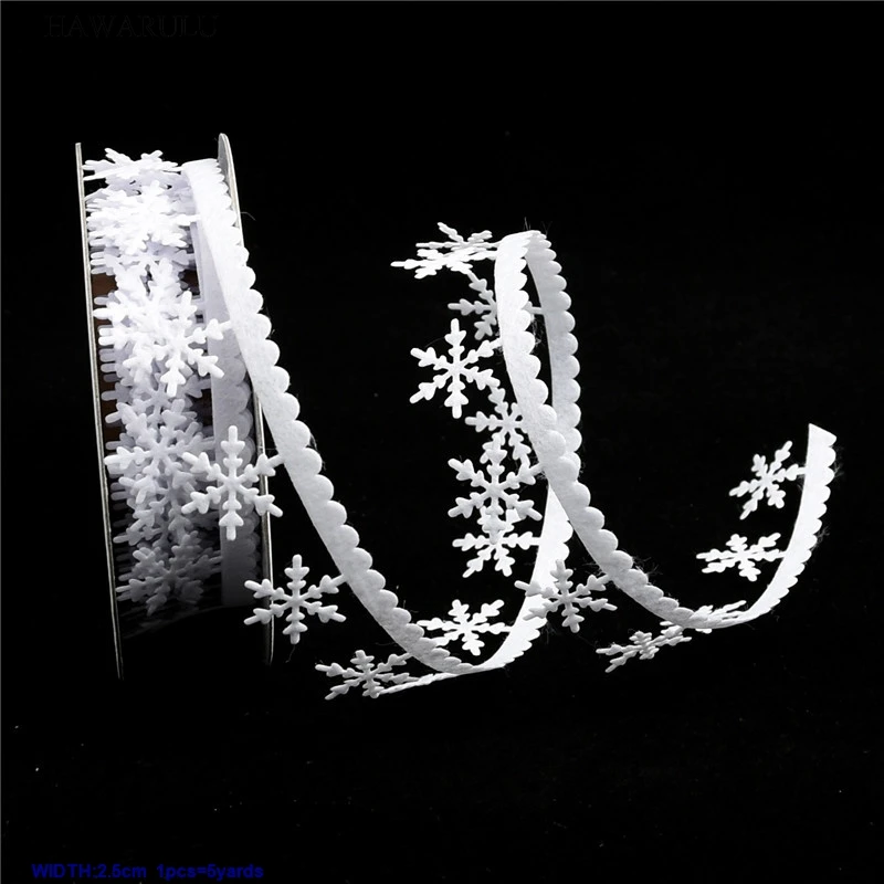 1pcs 5yards DIY Christmas Nonwoven snowflake ribbons nonwoven lace fabrics ultrasonic embossing Christmas decorations snowflake
1pcs 5yards DIY Christmas Nonwoven snowflake ribbons nonwoven lace fabrics ultrasonic embossing Christmas decorations snowflake