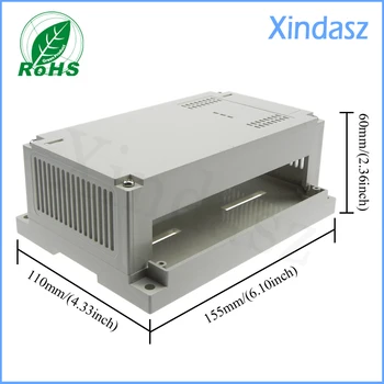 2pcs/lot Plastic electrical enclosures distribution box din rail enclosure plastic box electronics 155*110*60mm
2pcs/lot Plastic electrical enclosures distribution box din rail enclosure plastic box electronics 155*110*60mm