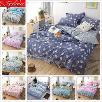 3/4 pcs Bedding Set AB Double Side Duvet Cover Sheet Pillow Case Adult Kid Soft Cotton Bed Linen Single Full Queen King Big Size
3/4 pcs Bedding Set AB Double Side Duvet Cover Sheet Pillow Case Adult Kid Soft Cotton Bed Linen Single Full Queen King Big Size