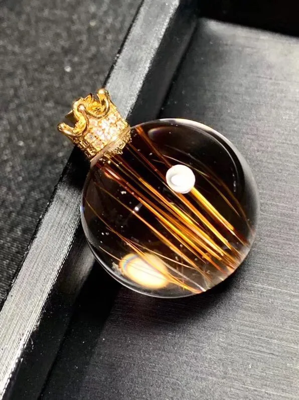 21mm Natural Copper Rutilated Quartz Pendant Round Wealthy Lucky Ball Beads Gift For Women Men Gemstone Fashion Jewelry AAAAA
21mm Natural Copper Rutilated Quartz Pendant Round Wealthy Lucky Ball Beads Gift For Women Men Gemstone Fashion Jewelry AAAAA