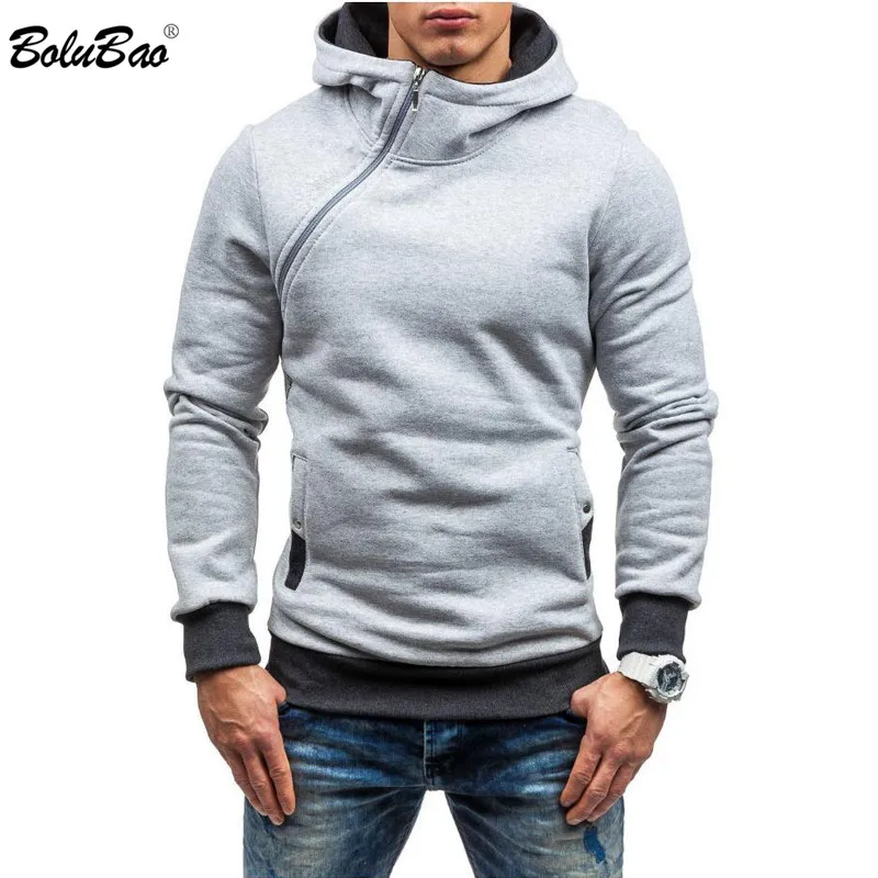

Bolubao мужской свитер с капюшоном весенний бренд однотонный флис спортивный костюм Sudaderas Hombre хип хоп Мужская спортивная одежда с капюшоном EU Размер