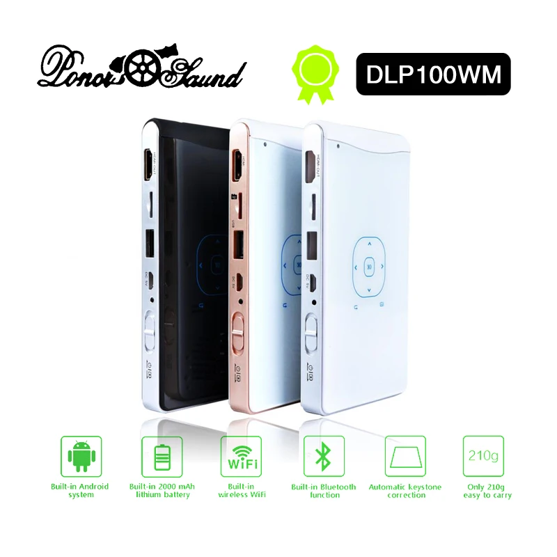 ALSTON DLP100WM MINI DLP Projector Android Beamer Built-in WIFI Bluetooth HDMI Support 1080P Portable Theater
ALSTON DLP100WM MINI DLP Projector Android Beamer Built-in WIFI Bluetooth HDMI Support 1080P Portable Theater