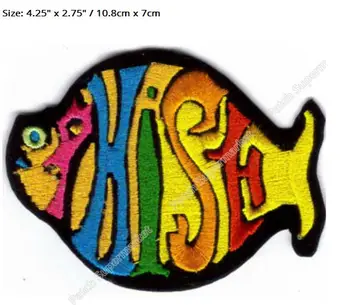 4.25" PHISH FISH MULTI COLOR Music Band Iron On Patch rockabilly LOGO TRANSFER MOTIF APPLIQUE Rock Punk Badge Wholesale
4.25" PHISH FISH MULTI COLOR Music Band Iron On Patch rockabilly LOGO TRANSFER MOTIF APPLIQUE Rock Punk Badge Wholesale