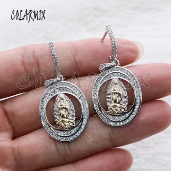 3 pairs Virgin Mary earrings Geometric oval shape hook earrings for lady party earrings wholesale jewelry Earrings 3851
3 pairs Virgin Mary earrings Geometric oval shape hook earrings for lady party earrings wholesale jewelry Earrings 3851