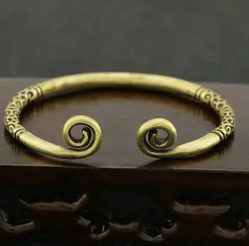 Chinese Pure Handmade Brass Tight Hoop Curse Bracelet Craft Sunwukong Bracelet Supreme Treasure Bracelet Gift
Chinese Pure Handmade Brass Tight Hoop Curse Bracelet Craft Sunwukong Bracelet Supreme Treasure Bracelet Gift