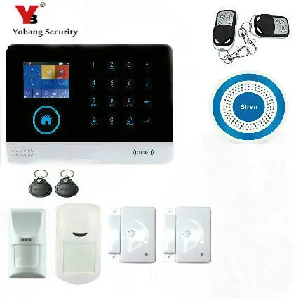 YoBang Security IOS Android Application Touch Keyboard TFT Color Wireless WiFi GSM Home Safely Alert System Suite
YoBang Security IOS Android Application Touch Keyboard TFT Color Wireless WiFi GSM Home Safely Alert System Suite