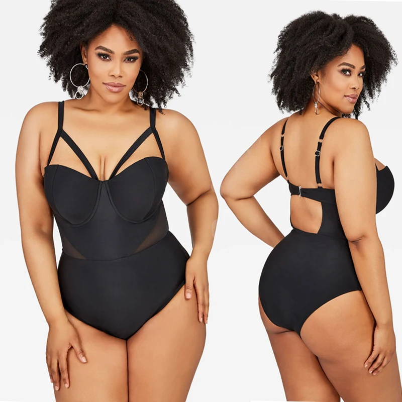 4XL Sexy One Piece Swimsuit Women Beachwear Solid Hollow Out Bandeau Swimwear Bathing Suits Bodysuit Monokini Swimsuit Plus Size
4XL Sexy One Piece Swimsuit Women Beachwear Solid Hollow Out Bandeau Swimwear Bathing Suits Bodysuit Monokini Swimsuit Plus Size