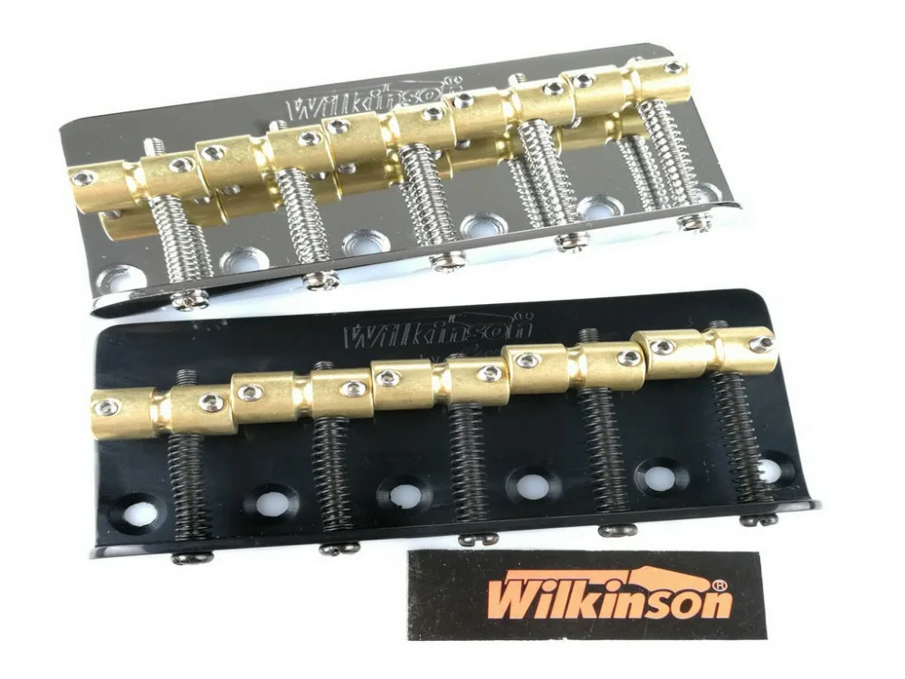 Wilkinson WBBC Five 5 Strings Electric Bass Bridge With Brass Saddles For Precision Jazz Chrome / Black
Wilkinson WBBC Five 5 Strings Electric Bass Bridge With Brass Saddles For Precision Jazz Chrome / Black