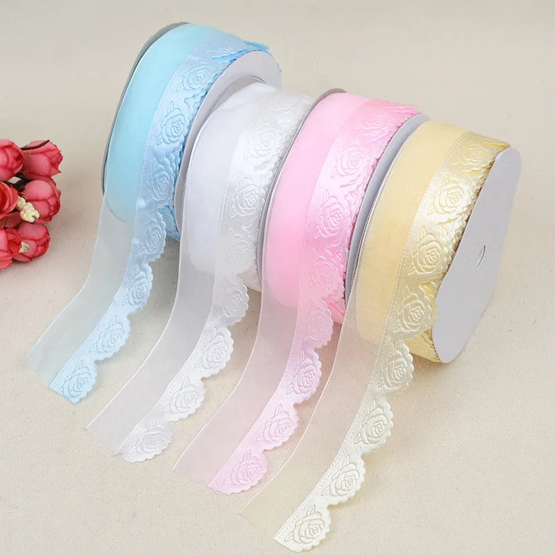 20ards/lot 38mm rose grosgrain lace ribbon satin sewing bias mermaid ribbons for DIY wedding gift wrapping party decoration
20ards/lot 38mm rose grosgrain lace ribbon satin sewing bias mermaid ribbons for DIY wedding gift wrapping party decoration