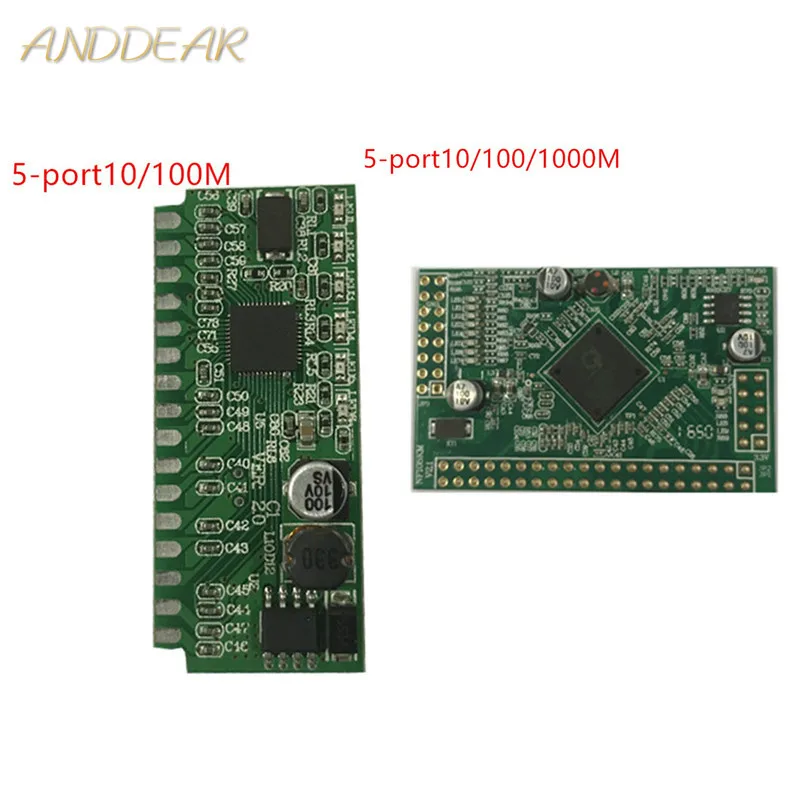 5-port 100M and Gigabit switch motherboard supports customizable screw hole location network switch PBC factory direct design
5-port 100M and Gigabit switch motherboard supports customizable screw hole location network switch PBC factory direct design