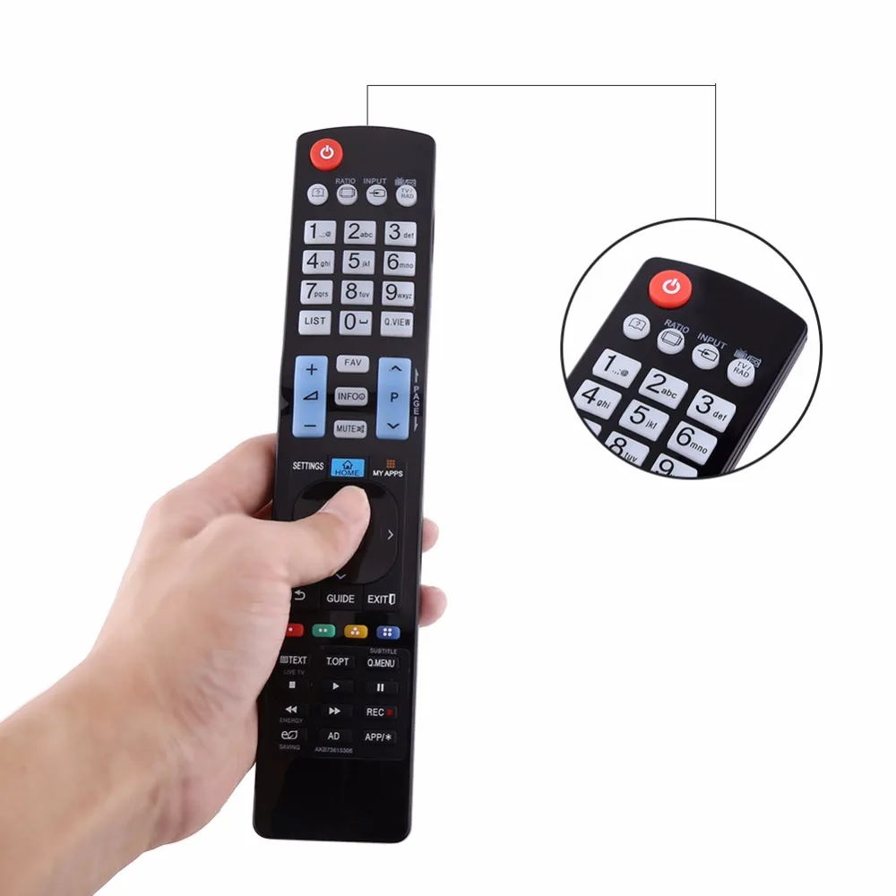Universal Remote Control Controller Replacement For LG HDTV LED Smart TV AKB73615306/AKB73615309/AKB72615379/AKB72914202
Universal Remote Control Controller Replacement For LG HDTV LED Smart TV AKB73615306/AKB73615309/AKB72615379/AKB72914202