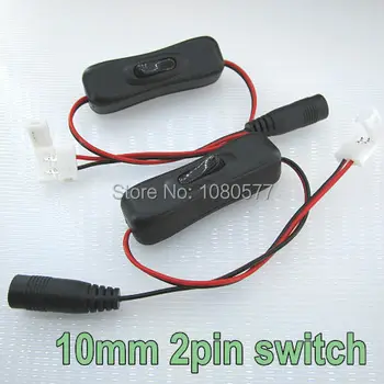 10pcs/lot 10mm 2pin Switch LED Connector With DC Female Adapter 33cm For 5050 5630 5730 LED Strip and Power Supply Connecting
10pcs/lot 10mm 2pin Switch LED Connector With DC Female Adapter 33cm For 5050 5630 5730 LED Strip and Power Supply Connecting