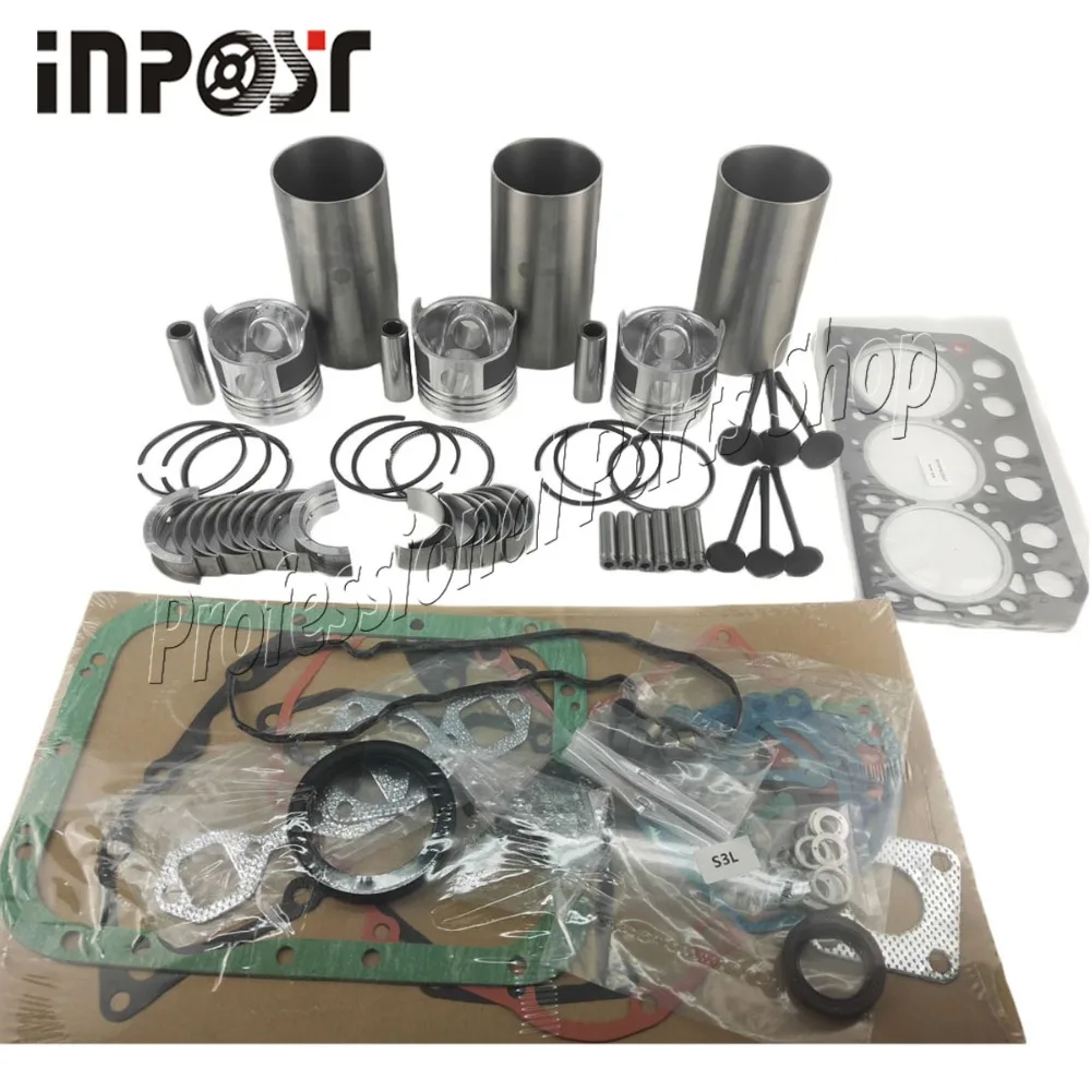 Overhaul Rebuild Kit For Mitsubishi S3L S3L2 Overhaul Rebuild Kit Piston Ring Cylinder liner Gasket
Overhaul Rebuild Kit For Mitsubishi S3L S3L2 Overhaul Rebuild Kit Piston Ring Cylinder liner Gasket
