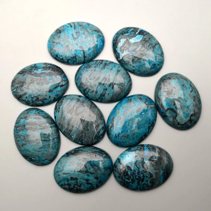 Fashion blue natural stone beads for Jewelry making oval cabochon 30x40MM 10pcs no hloe charm ring accessories
Fashion blue natural stone beads for Jewelry making oval cabochon 30x40MM 10pcs no hloe charm ring accessories