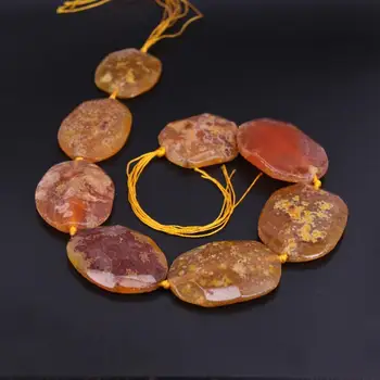 15.5"/strand Orange Faceted Raw Agates Drusy Slab Nugget Loose Beads,Natural Onxy Gems Slice Pendant Jewelry Making Supplier
15.5"/strand Orange Faceted Raw Agates Drusy Slab Nugget Loose Beads,Natural Onxy Gems Slice Pendant Jewelry Making Supplier