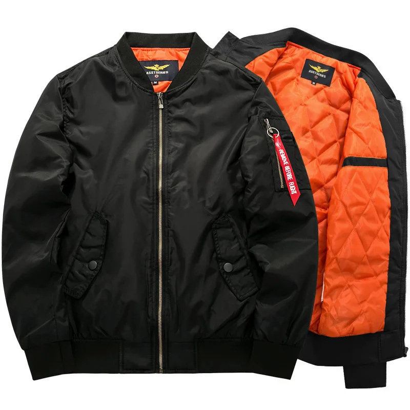 MA1 Men Winter Warm Military Airborne Flight Tactical Bomber Jacket Army Air Force Fly Pilot Jacket Aviator Motorcycle
MA1 Men Winter Warm Military Airborne Flight Tactical Bomber Jacket Army Air Force Fly Pilot Jacket Aviator Motorcycle