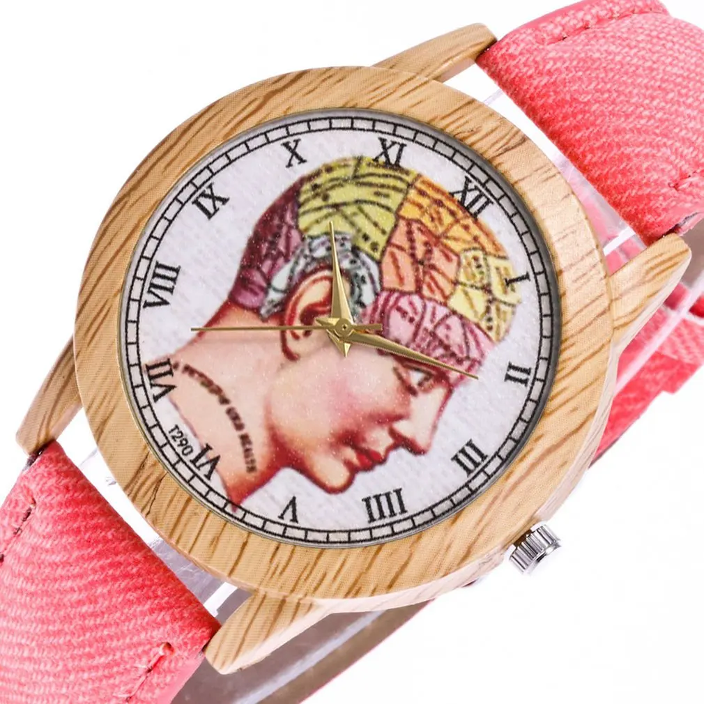 Unisex Quartz Watch Cowboy Cloth Strap Brain Partition Pattern Round Dial Watches Exquisite Workmanship Casual High Quality
Unisex Quartz Watch Cowboy Cloth Strap Brain Partition Pattern Round Dial Watches Exquisite Workmanship Casual High Quality